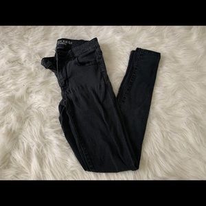 faded black American Eagle jeans